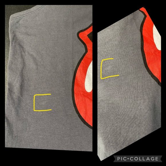 Bravado Juniors L (11/13) The Rolling Stones Graphic Band Tank Top Rounded Hems - Picture 5 of 11